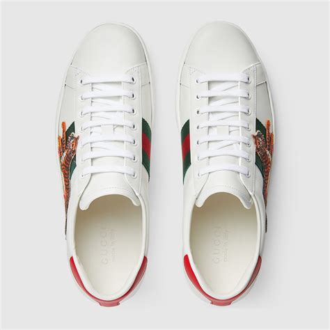 gucci sneaker tiger|gucci tiger button up.